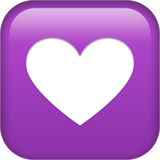 Apple heart decoration