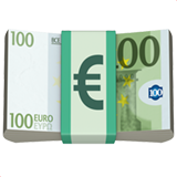 Apple euro banknote