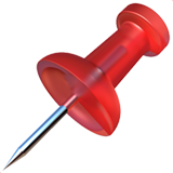Apple pushpin