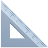 Apple triangular ruler