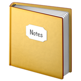 Apple notebook with decorative cover