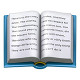 Apple open book