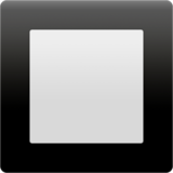 Apple black square button
