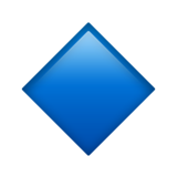 Apple small blue diamond
