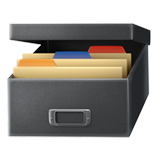 Apple card file box
