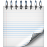 Apple spiral notepad