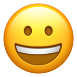 苹果 露齿而笑的脸