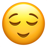 Apple relieved face