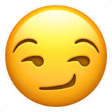 Apple smirking face