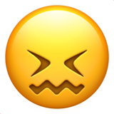 Apple confounded face