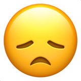 Apple disappointed face