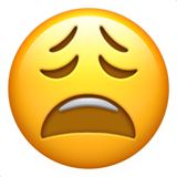 Apple weary face