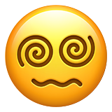 苹果 目眩眼花的表情
