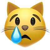 Apple crying cat