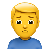 苹果 皱眉的男人