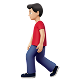 苹果 男行人