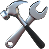 Apple hammer and wrench