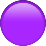 Apple purple circle