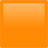 Apple orange square