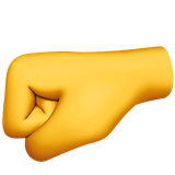Apple left-facing fist
