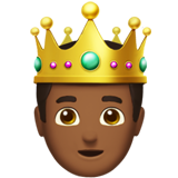Apple prince: medium-dark skin tone