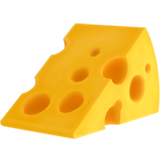Apple cheese wedge