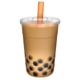 Apple bubble tea