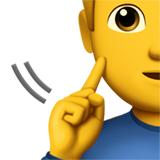 Apple deaf man