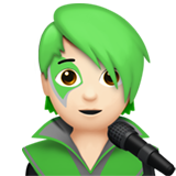 Apple singer: light skin tone