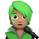 Apple singer: medium skin tone