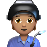 Apple factory worker: medium skin tone