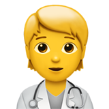 Apple health worker