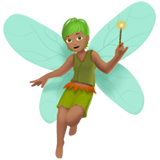 Apple fairy: medium skin tone