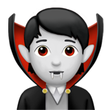 Apple vampire: light skin tone