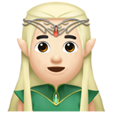 Apple man elf: light skin tone