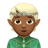Apple elf: medium-dark skin tone