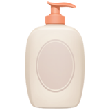 Apple lotion bottle