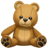 Apple teddy bear