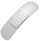 Apple adhesive bandage