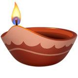 Apple diya lamp