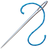 Apple sewing needle