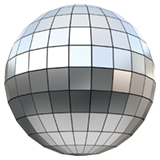 Apple mirror ball