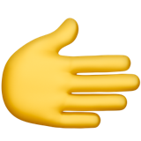 苹果 向右伸的手