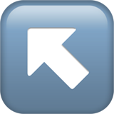 Apple up-left arrow