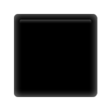 Apple black medium square