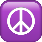 Apple peace symbol