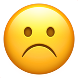 苹果 皱眉的表情