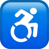 Apple wheelchair symbol