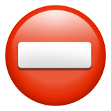 Apple no entry