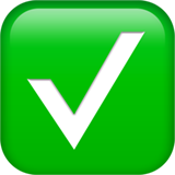Apple check mark button